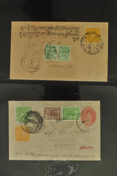 Lot 840 - Overseas tibet - Corinphila Auction AG Auction 321 - 332 Europe & Overseas Asia / Africa, Europe A –Z, Collections & Accumulations - Day 4 Lot 840 - Overseas tibet - Corinphila Auction AG Auction 321 - 332 Europe & Overseas Asia / Africa, Europe A –Z, Collections & Accumulations - Day 4