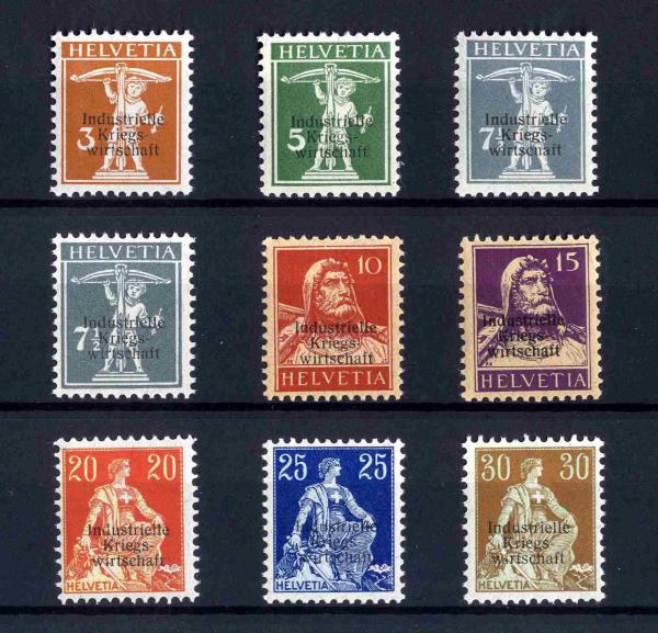 Lot 9244 - Switzerland officials -  Corinphila Auction AG Auction  321 - 332 Romania – Special Catalogue, Worldwide Rarities – The ERIVAN Collection – 2nd Auction, Schweiz & Liechtenstein - Day 5