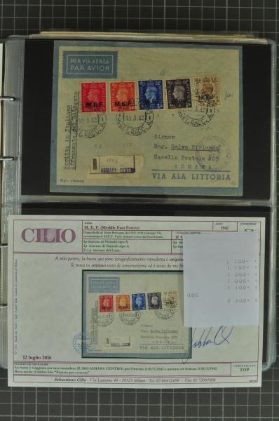 Lot 1114 - italian colonies eritrea -  Corinphila Auction AG Auction  321 - 332 Europe & Overseas Asia / Africa, Europe A –Z, Collections & Accumulations - Day 4