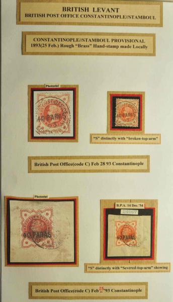 Lot 54 - brit. colonies Brit. Post Turkey - Corinphila Auction AG Auction 321 - 332 Europe & Overseas Great Britain & British Commonwealth - Day 3 Lot 54 - brit. colonies Brit. Post Turkey - Corinphila Auction AG Auction 321 - 332 Europe & Overseas Great Britain & British Commonwealth - Day 3